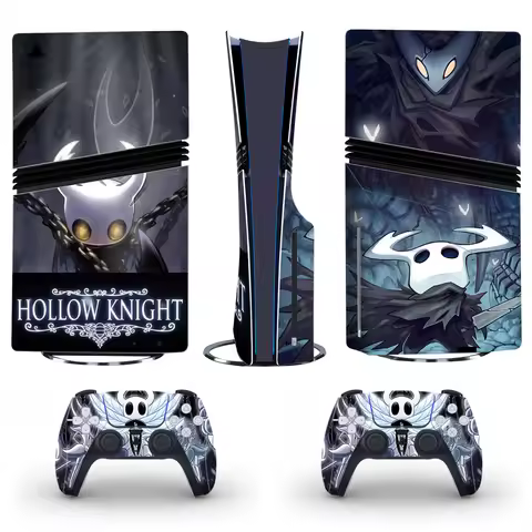 The Hollow Knight PS5 Pro Disc Skin Sticker Decal Cover for Console and 2 Controllers PS5 Pro Skin V