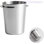 FALLFORBEAUTY Coffee Dosing Cup, Stainless Steel 51/54/58mm Coffee|Powder Cup, Wear Resistant Easy T