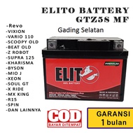 Aki kering GTZ5S motor Mio Soul, MioZ, Mio M3 125, Mio GT 125 Elito gel battery