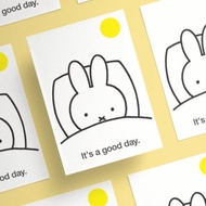 【Pinkoi x miffy】2024 米飛兔 Miffy文具系列 厚卡明信片太陽