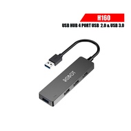 ROBOT H160 4 Port USB HUB (USB3.0 x 1 + USB2.0 x 3) Adaptor High Speed 5GBPS
