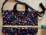 Lesportsac袋 母親節禮物 Mother's Day gift 媽媽袋 正版 手袋 黑色 橙色 紅色 心型 love圖案 手提 斜跨 斜孭 有拉鏈 多暗格大容量 袋 包包 可上膊 Lespor