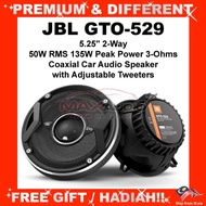 (CLEARANCE) ORI JBL GTO-529 5.25" 2-Way 50W RMS 135W Peak Power 3-Ohms Coaxial Car Audio Speaker w/ 
