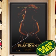 Shoe Cat Swordsman A3 A3+A2 Movie Posters Various Types Whole Island Straight Out Puss in Boots