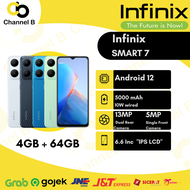 Infinix Smart 7 [ X6515 ] - Handphone ( Ram 4GB / Rom 64GB ) - Garansi resmi