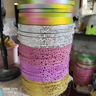 Glitter Ribbon Size 9 Mm Length 170 Yards