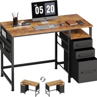 Iron Combination Hot-selling Desk Student New Style Drawer Computer Desk Desk Wooden Cloth Bag Simpl
