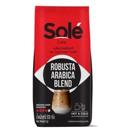 โซเล่ คาเฟ่ แบล็ค เมล็ดกาแฟคั่ว อาราบิก้าผสมโรบัสต้า 500 กรัม / Sole Cafe Black Robusta Arabica Blen