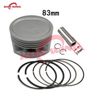 83Mm Bore Piston Kit Ring (Pin 19Mm) Para Sa Yamaha Yfm400 YFM 400 Big Bear 400 4Gb-11638-00-00 Mot