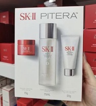 ❤️專櫃正品❤️專櫃正品❤️ 【SK-II】PITERA™ 緊緻嫩肌套裝 (青春露75ml+活膚霜15g+潔面乳20g - 贈品牌紙袋)