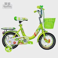 寶盟BAUMER 12吋親子鹿腳踏車-淡綠(兒童腳踏車、童車)