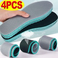 4pcs Mesh Breathable Shoe Pads Shock - absorbing Soft Elastic Sports Insole Memory Foam Sweat - abso