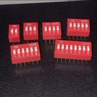 Dip slide switch toggle 2.54mm 2p 3p 4p 5p 6p 7p 8p sliding switch 2pin 3pin 4pin 5pin 6pin 6pin 7pi