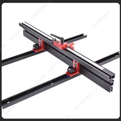 Router Table Fence Aluminum Multi T-Track Table Saw Profile Fence Woodworking T-Slot Miter Track Con