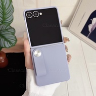 Casing For Samsung Galaxy Z Flip 7 6 FE 7FE Flip7 Flip7FE Flip6 ZFlip7 ZFlip7FE ZFlip6 2025 Leather