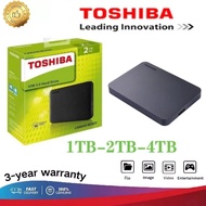 【Ready stock】TOSHIBA 4TB 2TB 1TB Expansion Hard Disk USB 3.0 Portable 2.5 Inch External Hard Disk Ha