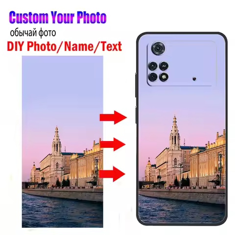 Customized Personalized Photo Cover For Poco X4 Pro 5G Poco X3 NFC X4 GT M4 X5 Pro Phone Cases Silic