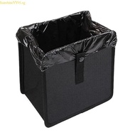 SUN Collapsible Vehicle Waste Basket Leakproof Oxford Fabric Storage Solution 7L