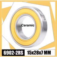 Ceramic Bearing for Bicycle Hub 6902-2RS 15x28x7