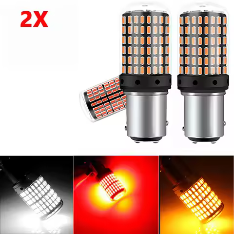 2pcs Led Canbus Lamp Turn Signal Light 1156 BA15S P21W BAU15S PY21W 7440 W21W 1157 BAY15D P21/5W 315