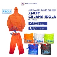 Jas Hujan Dewasa Jaket Celana Idola 999 All Size / PB EDUKASI ANAK - PBNB