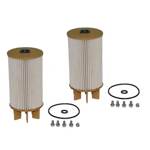2X Fuel Filter Part Number 16403-4KV0A Fuel Filter Elements Fuel Water Separator For Nissan Navara N