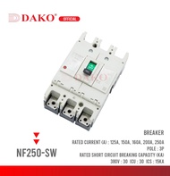 เบรกเกอร์ 3P 125A150A160A200A250A DAKO NF250-SW