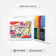 Greebel Crayon 18 Colors Oil Pastel Crayon/ 18 Greebel Crayon/ (KOP18)