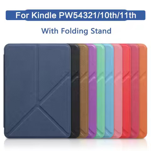 For Kindle Paperwhite5 4 3 2 1 2021 6.8in Magnetic Protective Case Flip E-book Back Shell For Kindle