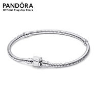 Pandora Pandora Moments Marvel Logo Clasp Snake Chain Bracelet เครื่องประดับ สร้อยข้อมือ สร้อยข้อมือ