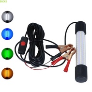 BUCKS 12V Fishing Light, 126LEDs Attracts Prawns LED Underwater Light, Fishing Accessories Waterproo
