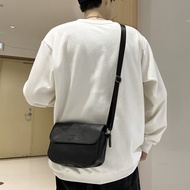 Messenger Bag Men's Fashion Brand 2023 New Student Casual Square Sling Bag Women Texture Niche Fashion Simple Shoulder Bag