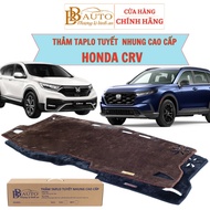 CRV 2018- late 2023 and CRV late 2023 - 2026, velvet taplo mats for Honda CRv cars, anti-shine taplo
