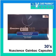 [Exp: 07/2024] GainBac 500mg 30's Probiotics & Prebiotic Vegetablet Capsules