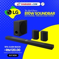LG SOUNDBAR 9.1.5 CHANNEL, 810W, WIRELESS, DOLBY ATMOS, DTS:X, AI SOUND PRO, AI ROOM CALIBRATION PRO