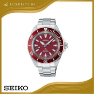 [Luxolite] Seiko Prospex Samurai Shog-Urai Automatic Diver's Men's Watch Red Dial Stainless Steel St