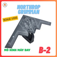 Military Aircraft Model B-2 Metal 1/200 Display Decor