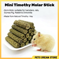 Mini Timothy Hay Molar Stick hamster snack teeth grind hay stick Guinea pig chinchilla Molar chew st