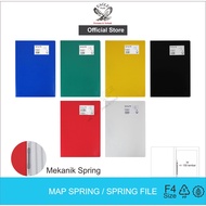 Spring Eagle Files Spring File Map Plastic Snelhecter File Document F4 (Folio) Contents 6 Pcs E 311 