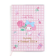 (會員專享清貨優惠價+免運費)  Japan Sanrio - My Melody 日版 2022 B6 月間 手帳 Datebook 年曆 行事曆 備忘錄 月曆 日曆 美樂蒂 (日本假期)