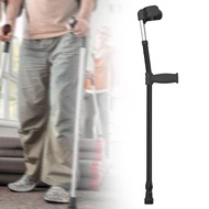 Befairy Forearm Crutches for Adults Cane Elbow Crutches for black