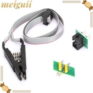 MEIGUII SOIC8 SOP8 Flash Chip IC Test Clip, SOIC 8 / SOP8 Clip with 2 Adapter Board Flash Chip IC Te