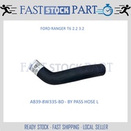 1PC BY PASS HOSE (4) (L) RUBBER - AB39-8W335-BD  FORD RANGER T6 2.2CC 3.2CC
