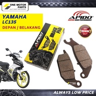 High Quality Yamaha Disc Brake Pad LC135 / LC135ES Depan / Belakang Brek Disc Motor