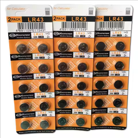 10PCS 1.55V AG7/AG8/AG9/AG10/AG11/AG12/AG13 Alkaline Coin Cell Battery Button Batteries For Watch To