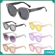 CVMAX Square Sunglasses Diamond Retro Crystal Women Sunglasses