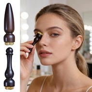 Face Massager Wooden Portable Small Massager Face Massage Roller Eye Massager hontinvn