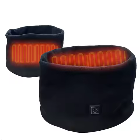 1pcs Electric Heating Scarf USB Charging Winter Tube Scarf USB Charging Washable Autumn Tube Scarf W
