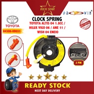 【TOYOTA ALTIS/WISH ZNE 10/ANE 11(2004)1.8CC/ SPIRAL CABLE/STEERING WHEELS CLOCK SPRING】84306-0D031