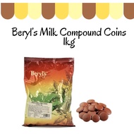 Beryls Chocolate Milk Compound Coins 1kg
